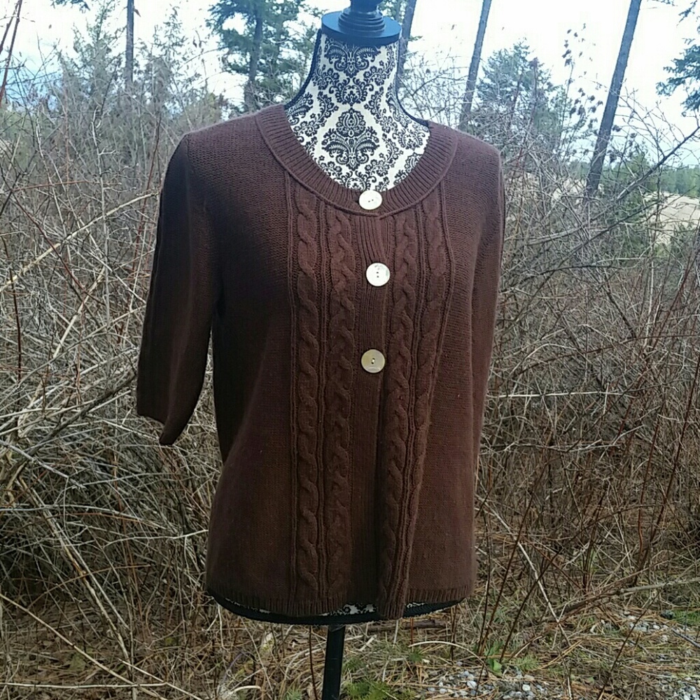 Brown Cardigan Medium